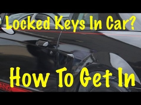 LOCKS KEY INSIDE CAR HOW TO GET IN